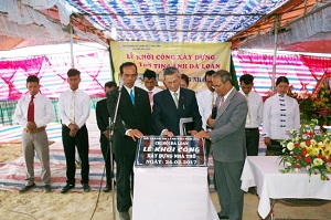 Construction of new Protestant church started in Lam Dong   